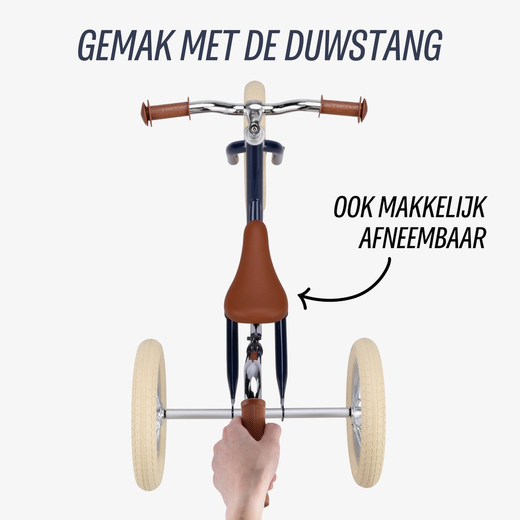 2 in 1 Loopfiets - Blauw