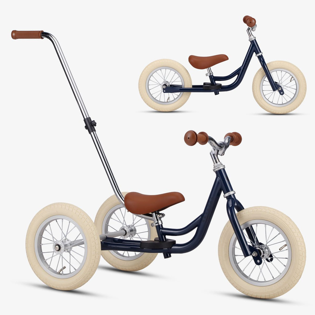 2 in 1 Loopfiets - Blauw
