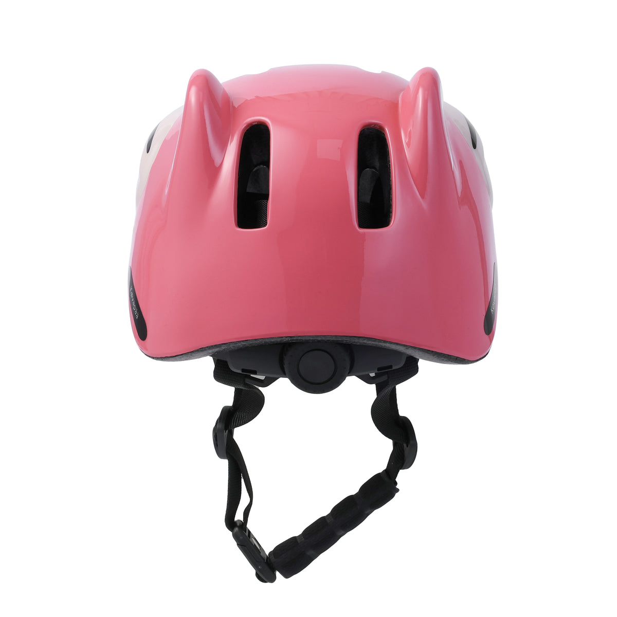 achteraanzicht van Køvapää roze wasbeer helm