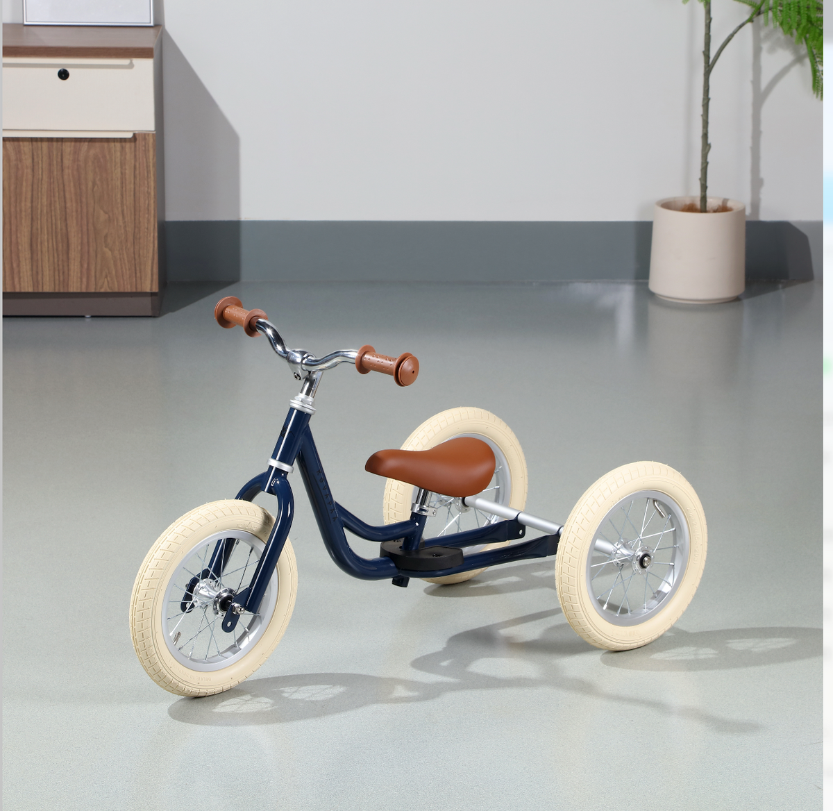 2 in 1 Loopfiets - Blauw
