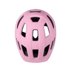 bovenaanzicht van Køvapää Lappi Baby helm in roze