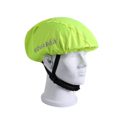 Køvapää® - Regenhoes Helm Unisize Geel - Reflecterende helmhoes - Helm