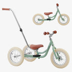 Loopfiets 2 in 1 - Groen met mandje