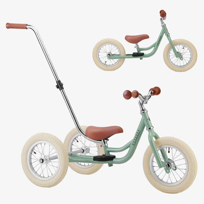 2 in 1 Loopfiets - Groen