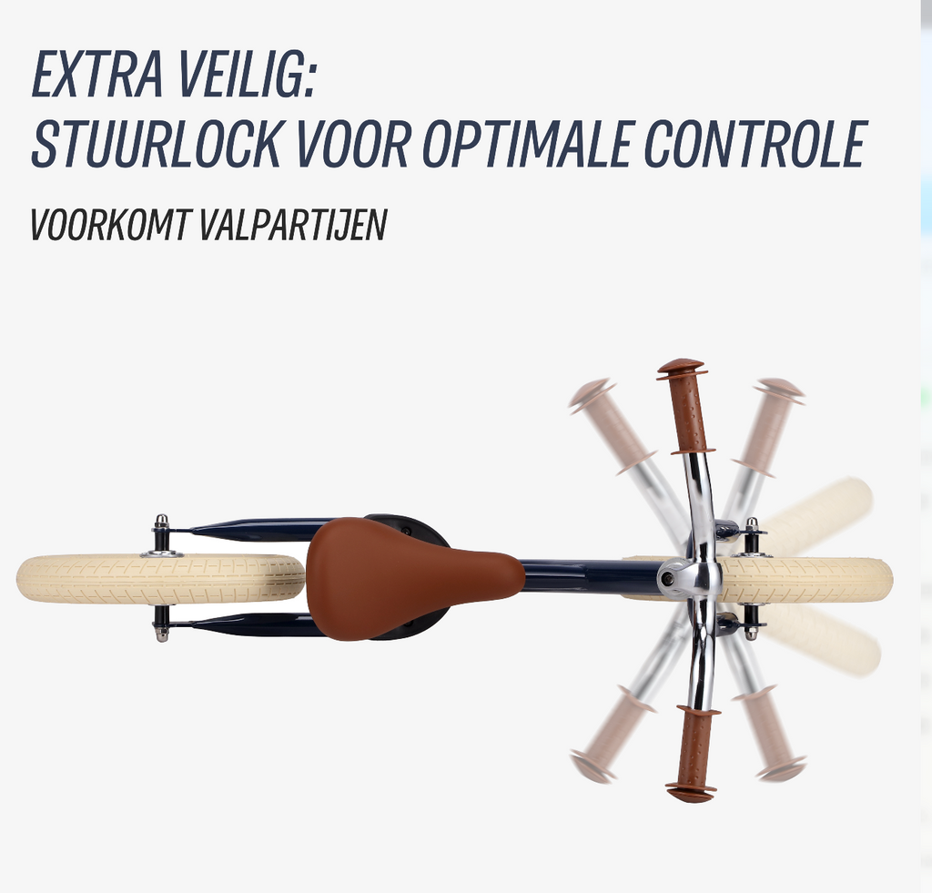 2 in 1 Loopfiets - Blauw