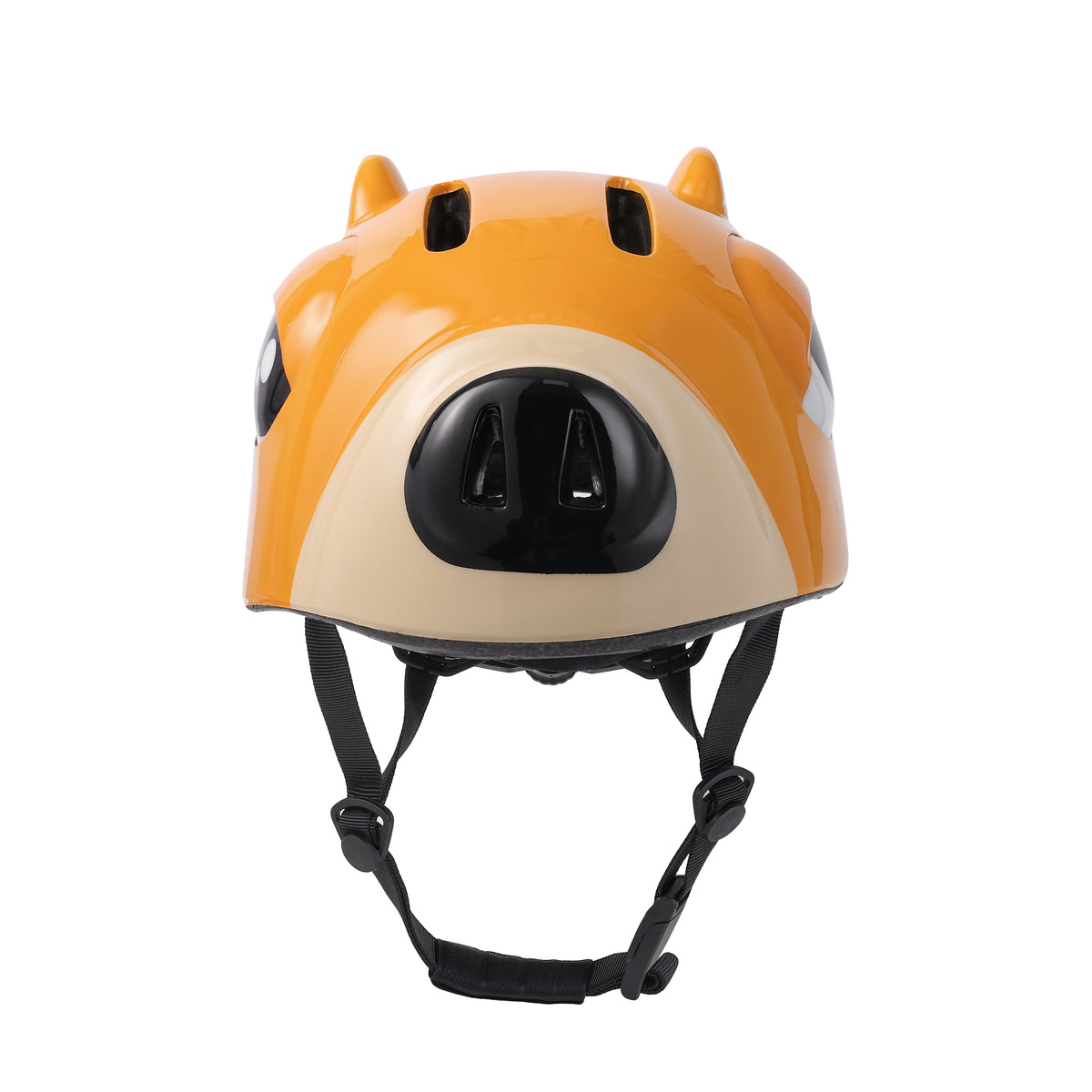 vooraanzicht van Køvapää oranje wasbeer helm