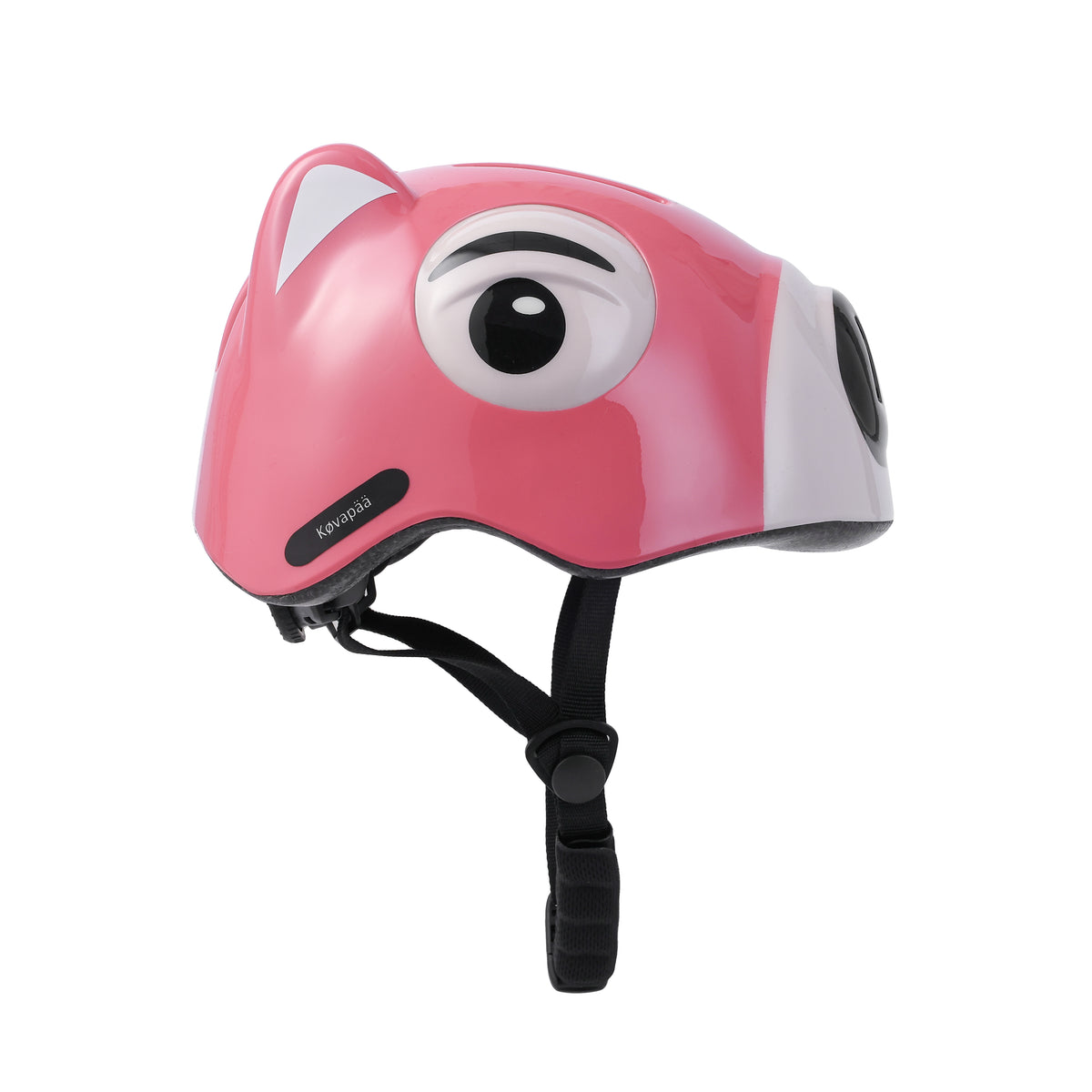 rechterzijaanzicht van Køvapää roze wasbeer helm
