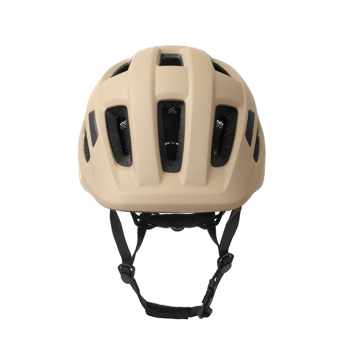 vooraanzicht van Køvapää Lappi kinderhelm zandkleur